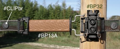 poignée BP13A sur un tendeur BP32
